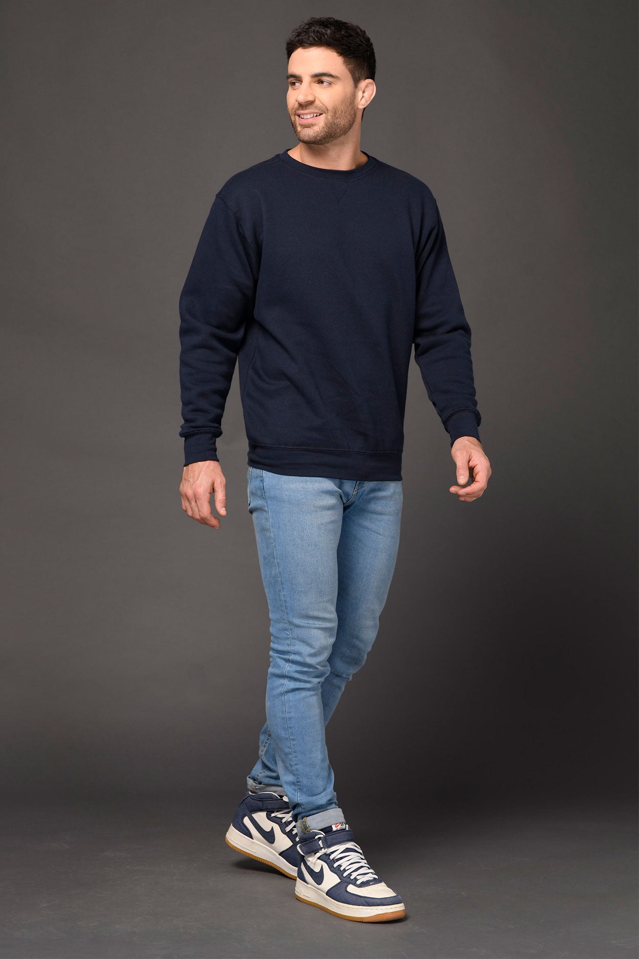 LN 38– ADULT UNISEX MID WEIGHT PROMO CREWNECK