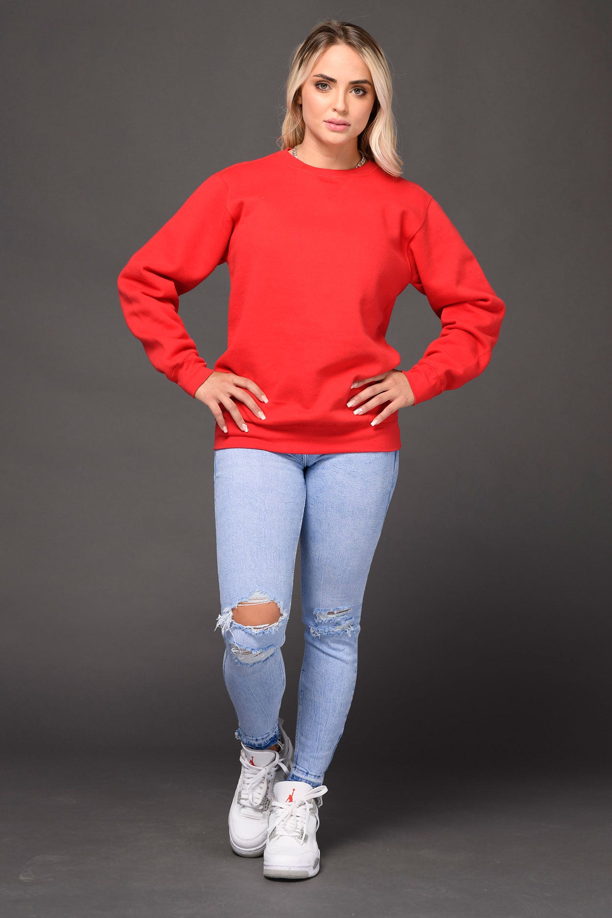 LN 38– ADULT UNISEX MID WEIGHT PROMO CREWNECK