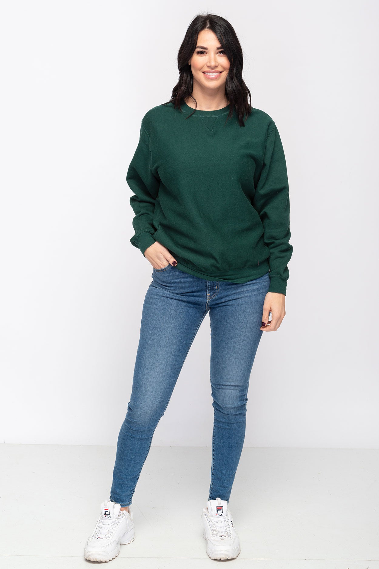 LN 38– ADULT UNISEX MID WEIGHT PROMO CREWNECK