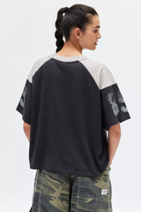 V-Neck Boxy Graphic Tee