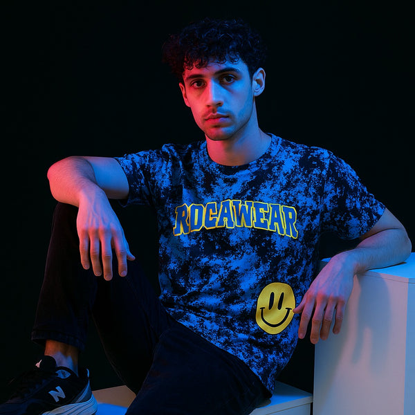 ROCAWEAR ARMY BLUE T-SHIRT