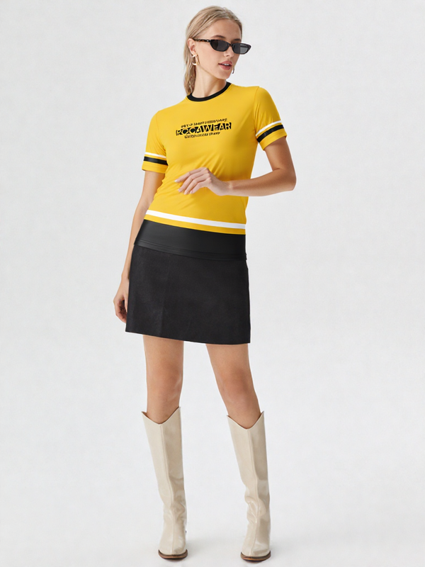 ROCAWEAR Multi color yellow Tshirt