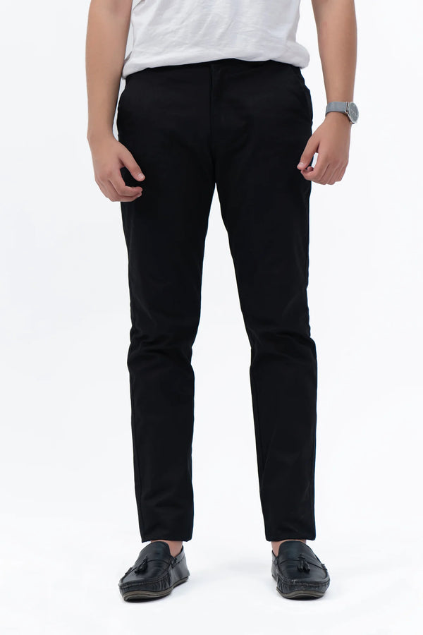MENS BLACK CHINO PANT